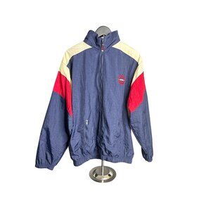 Vintage 90's Perry Ellis America Men's Colorblock Windbreaker Jacket Size L